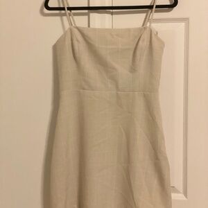 Aritzia Wilfred Mini Checker Dress